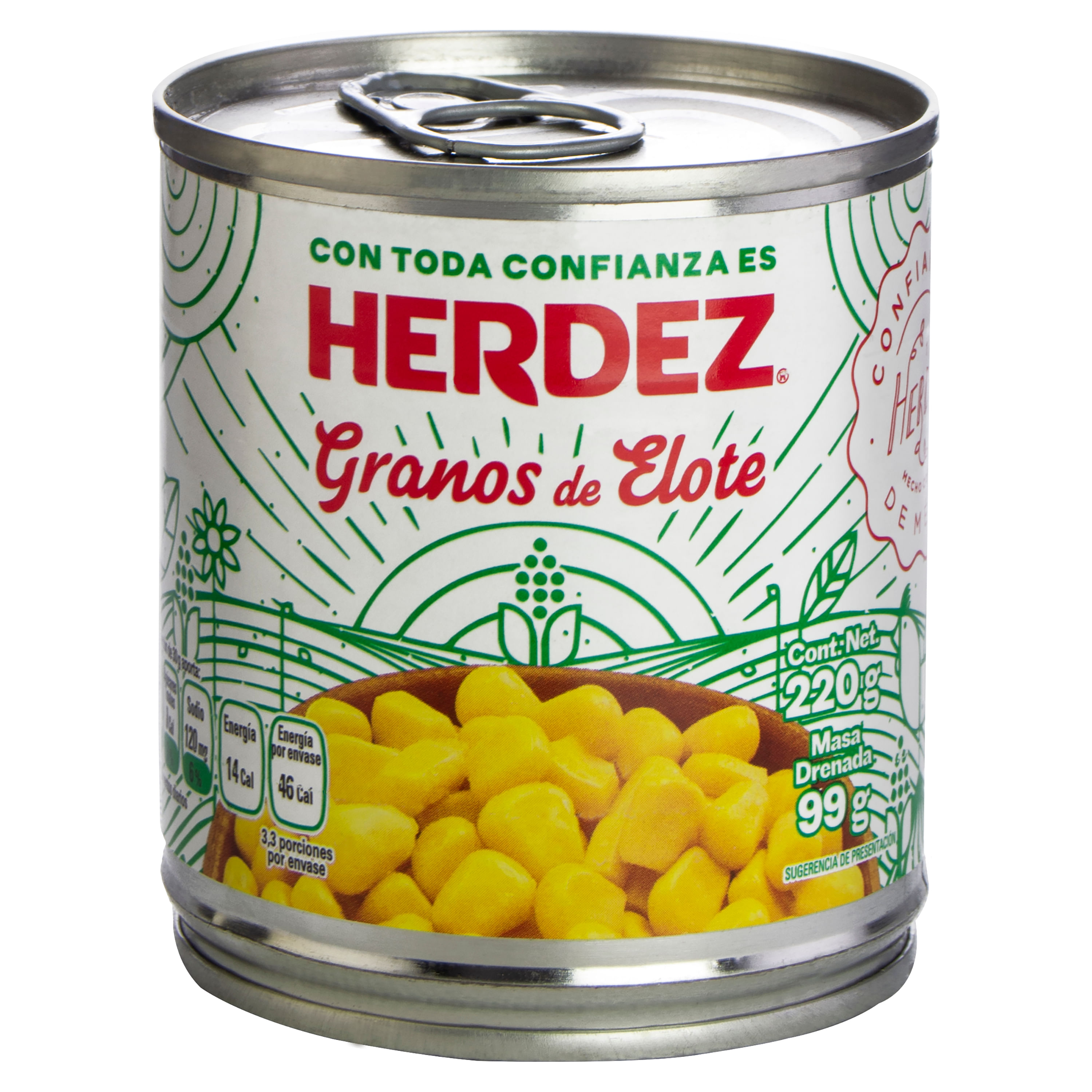 Comprar Maiz Dulce Herdez Lata 220Gr | Walmart Guatemala