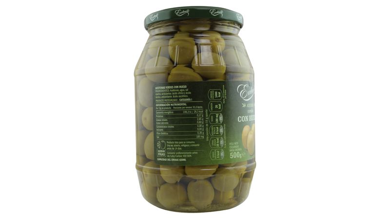 Aceitunas Verdes Rellenas de Anchoa Excelencia 350gr