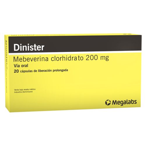 Dinister 200 Mg X20 Cápsulas