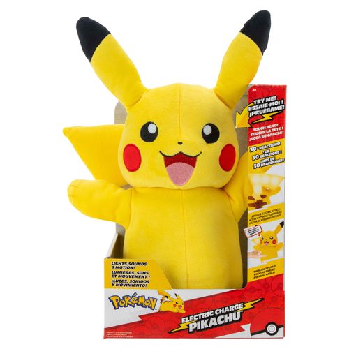 Peluche Pokemon Eléctric Pikachu