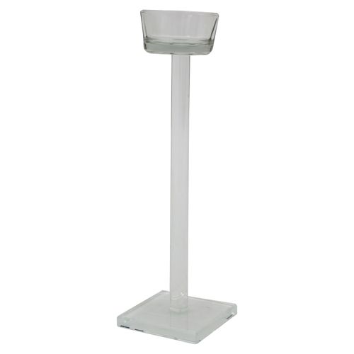 Portavela alto Holiday Time de vidrio 15CM Modelo  SD-CAMD18012B