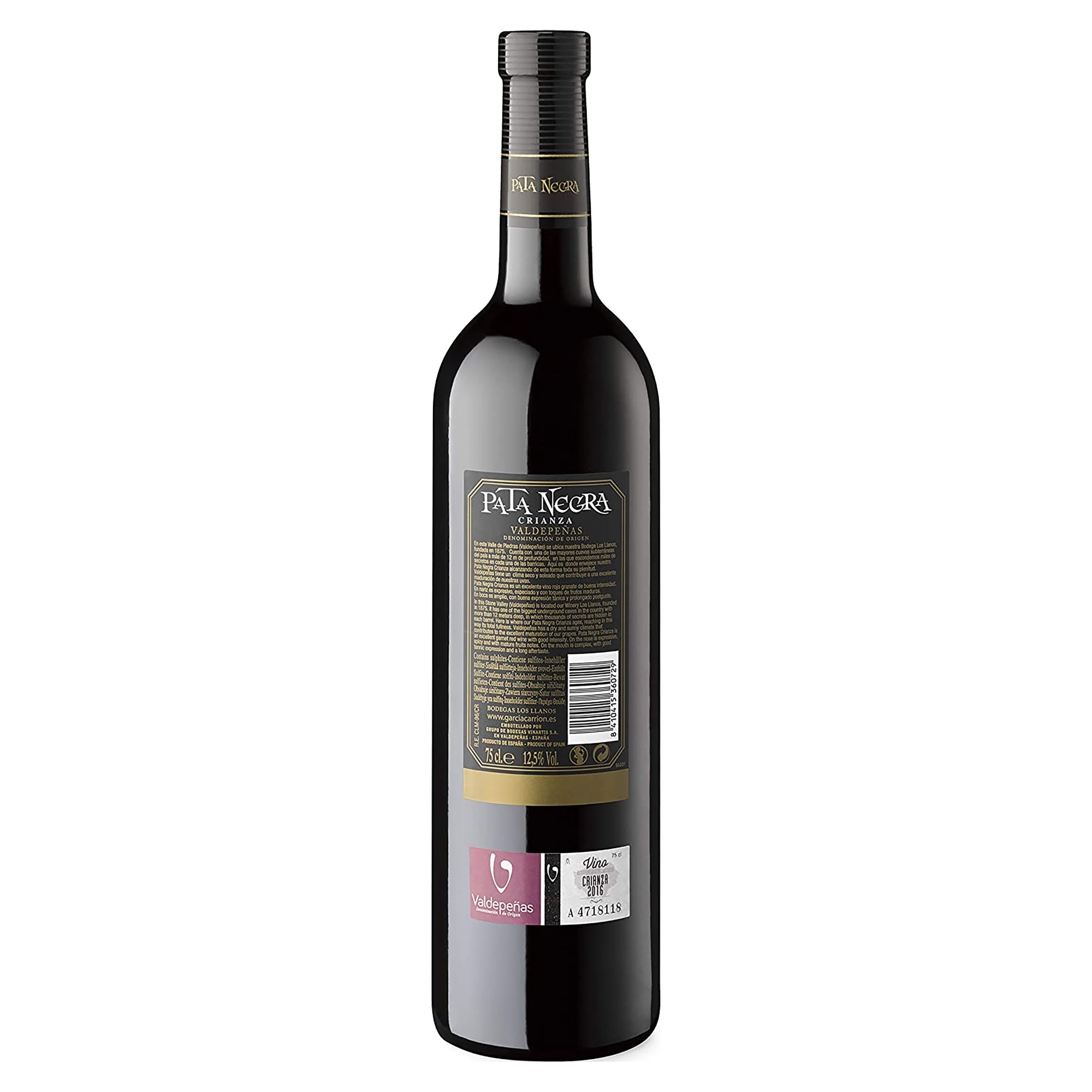 Comprar Vino Pata Negra Tinto Rioja Crianza 2010 - 750ml