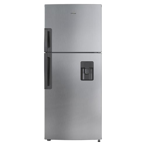 Refrigeradora Whirlpool Silver Dispensador Exterior De Agua Incluye 15 Piezas