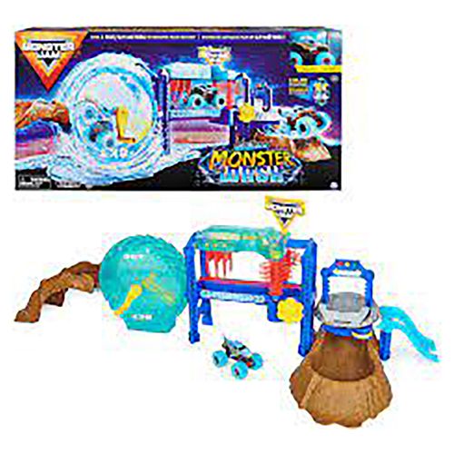 Set De Juego Monster Jam Lavado De Carro