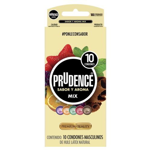 Condones Prudence Mix - 10 Unidades
