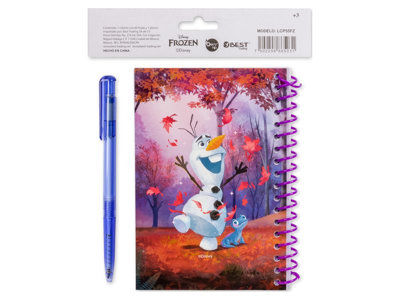 Libreta-con-Pluma-Frozen-para-escribir-notas-o-tareas-importantes-2-53689