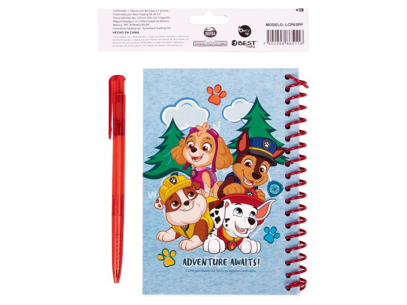 Libreta-con-Pluma-Paw-Patrol-para-escribir-notas-o-tareas-importantes-3-53692
