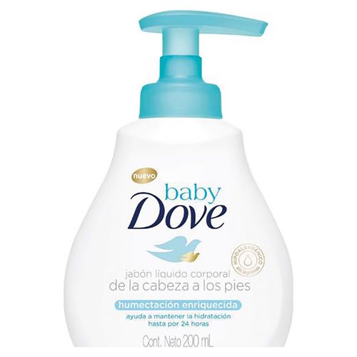 Jabón Líquido Dove Baby Hidratación Enriquecedora - 200ml