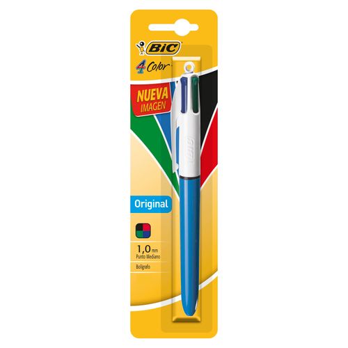 Lapicero Bic clásico 4 colores en uno