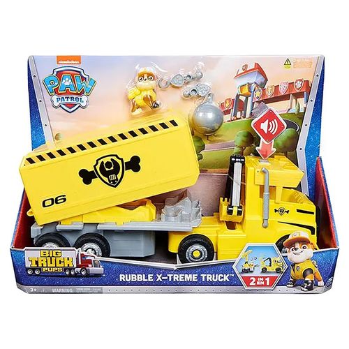 Juego Big Trucks Paw Patrol Mega Camion Rubble
