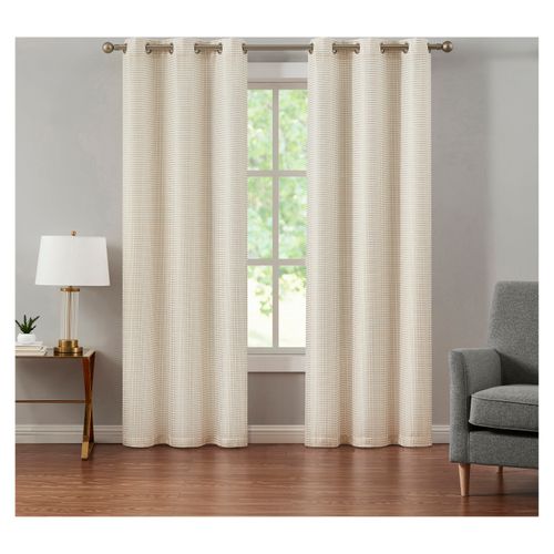 Bhg Set De 2 Cortinas Better Homes & Gardens Basket Weave Mostaza