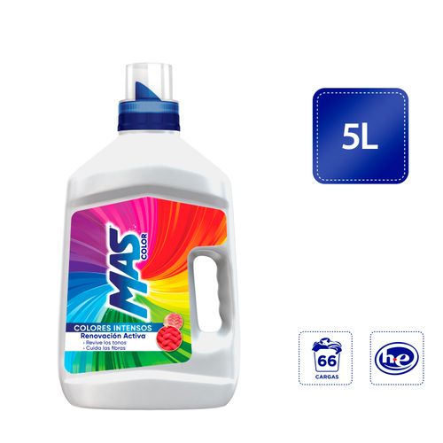 Detergente Líquido MAS Color - 5Lt