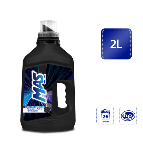 Detergente Líquido MAS Oscura - 2Lt