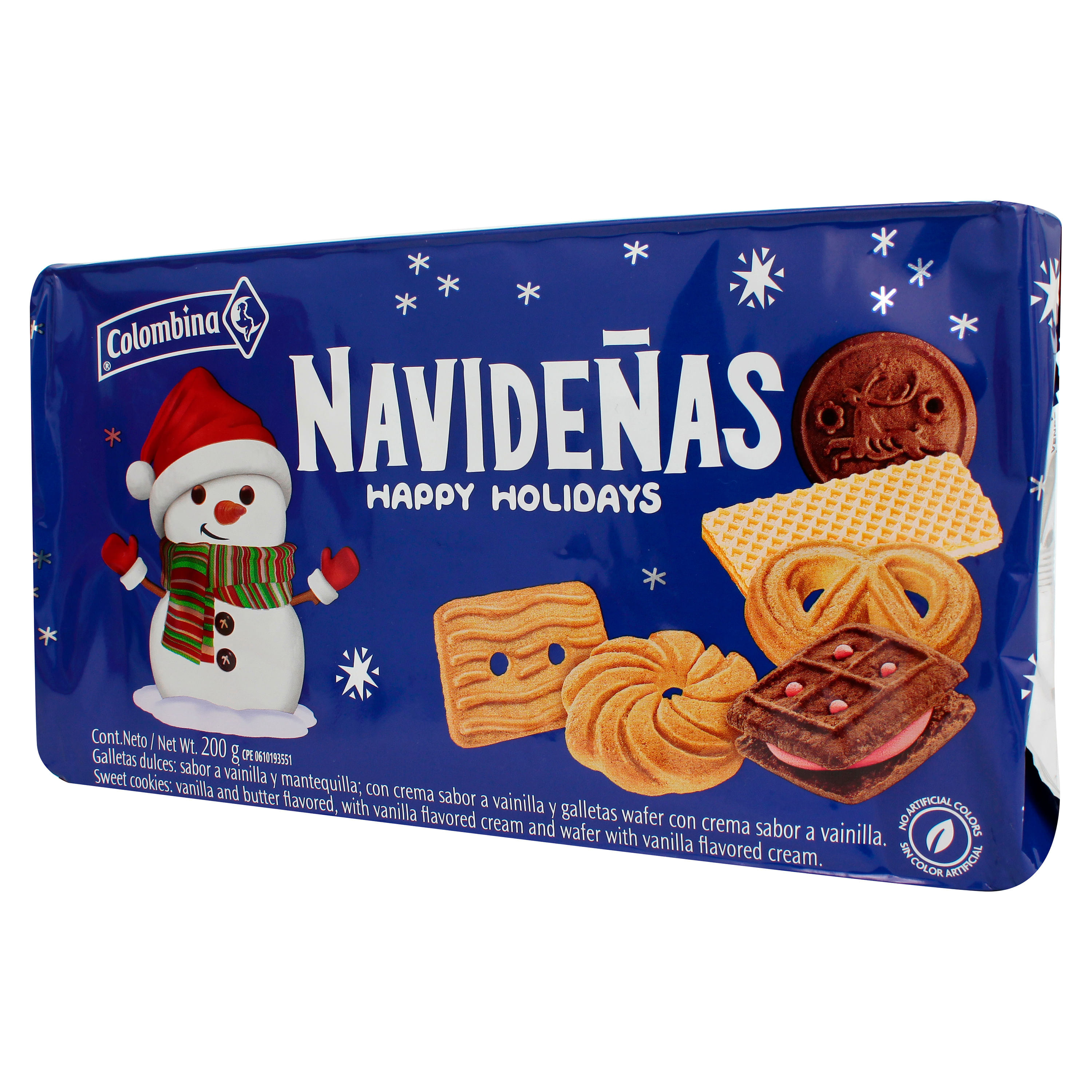 Colombina Galletas Navideñas Caja Roja 200 Gr 