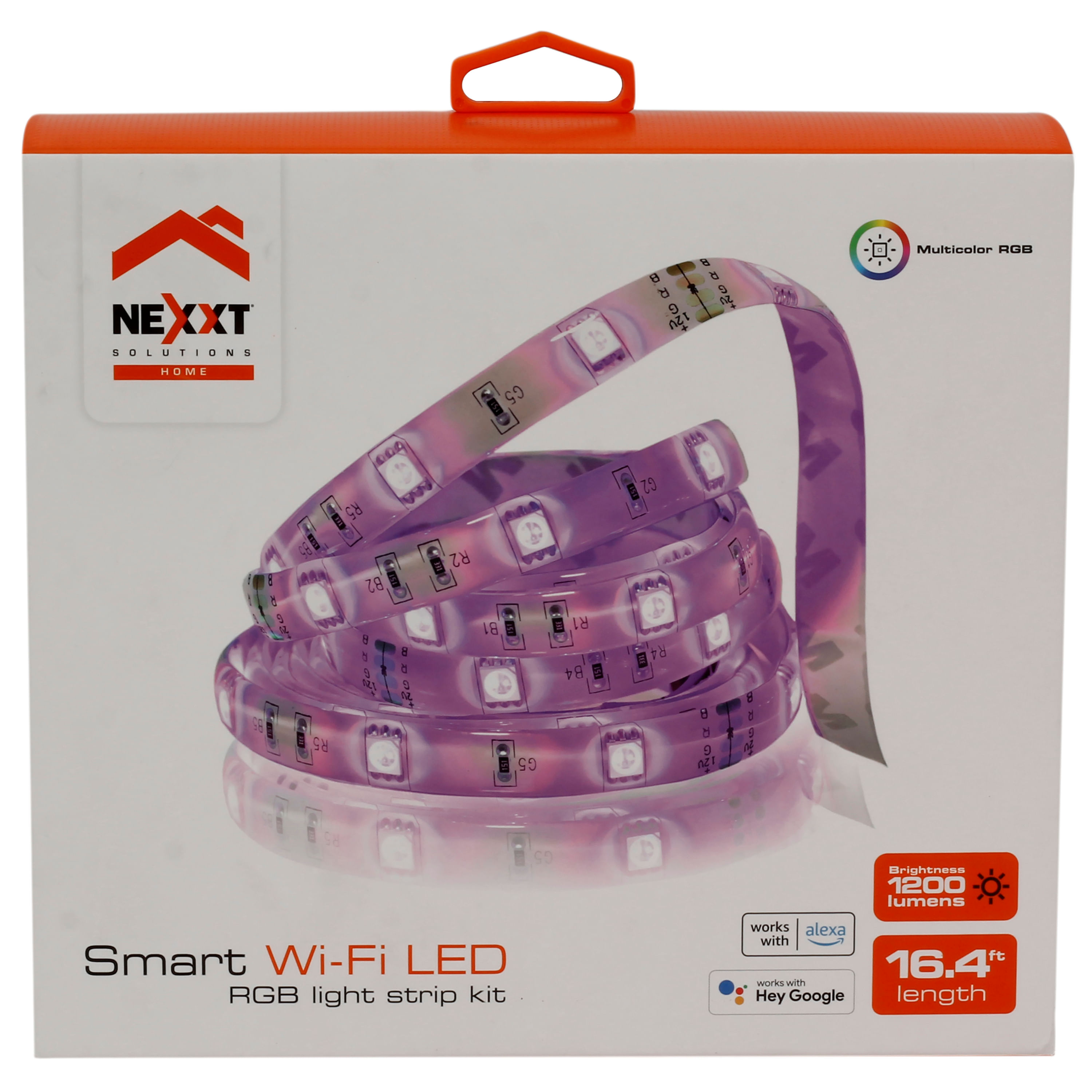Nexxt- Kit de cinta de luces LED inteligente de 5m