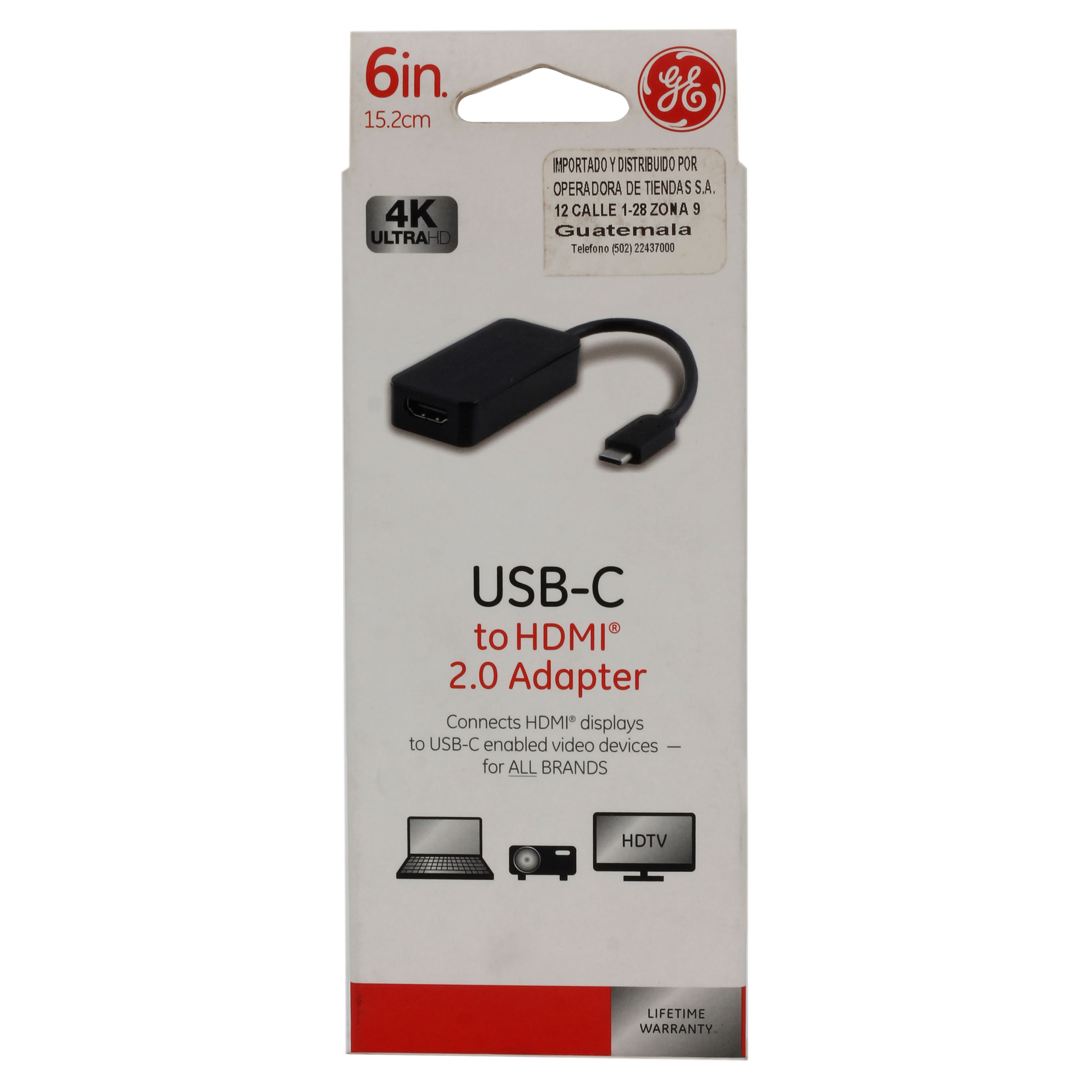 Pack Adaptador 4 en 1 USB C a HDMI 4K VGA USB 3.0 PD Carga y Cable HDMI 2.1  - Promart