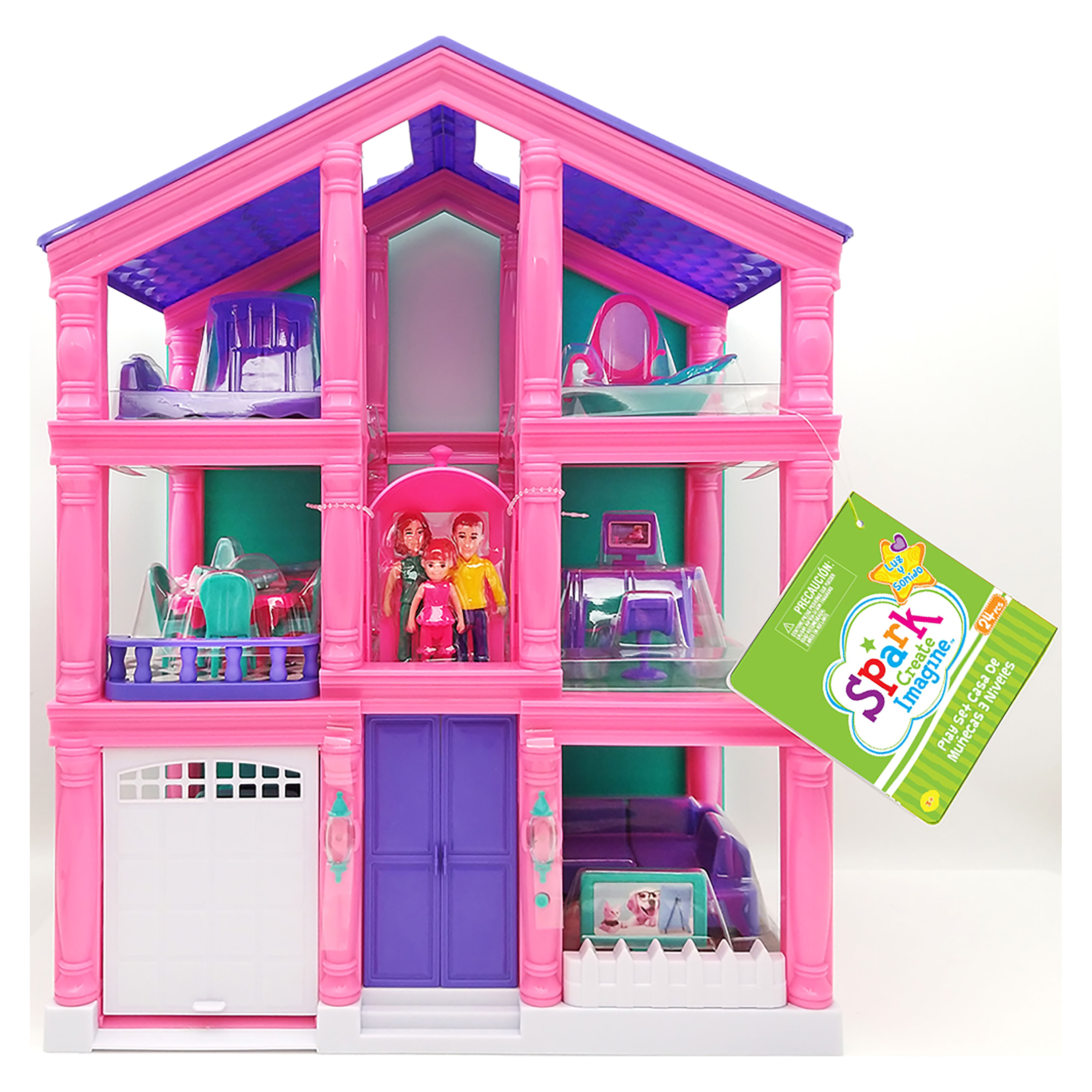 Casa de muñecas Cafetera Casa Accesorios en miniatura Juguetes Modelo de  alta calidad Plástico Rosa Excelente mano de obra Exprimidor M
