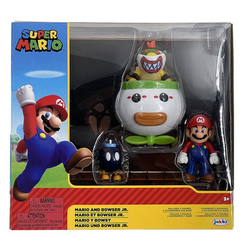 Play Set Mario Y Bowser Jr