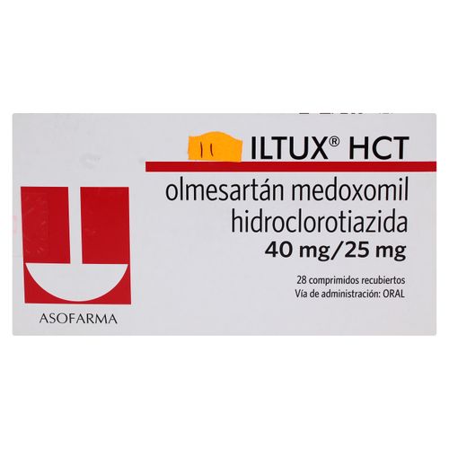 Iltux Hct 40/25 Mg 28 Comprimidos