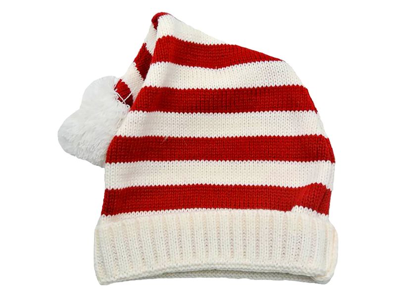 Gorro-navide-o-Holiday-Time-rayas-con-pompon-37-cm-Modelo-DG2218-072-2-52961