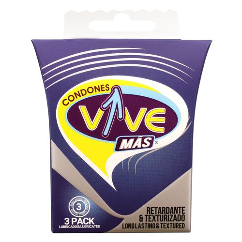 Preservativo Vive retardante caja 3 Uds - Precio indicado por caja