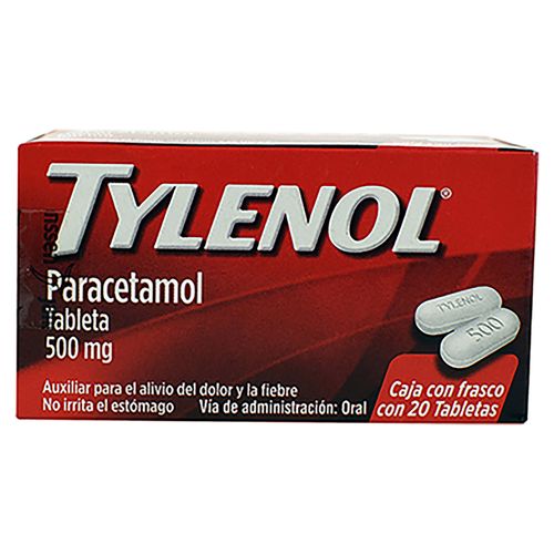 Pastillas Tylenol Extra Fuerte- 20 Unidades