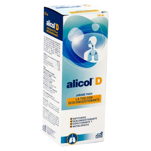 Alicol D Jarabe 120 ml