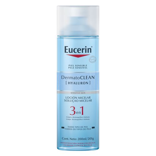 Loción Eucerin Micelar 3en1 DermatoClean Hyaluron - 200ml