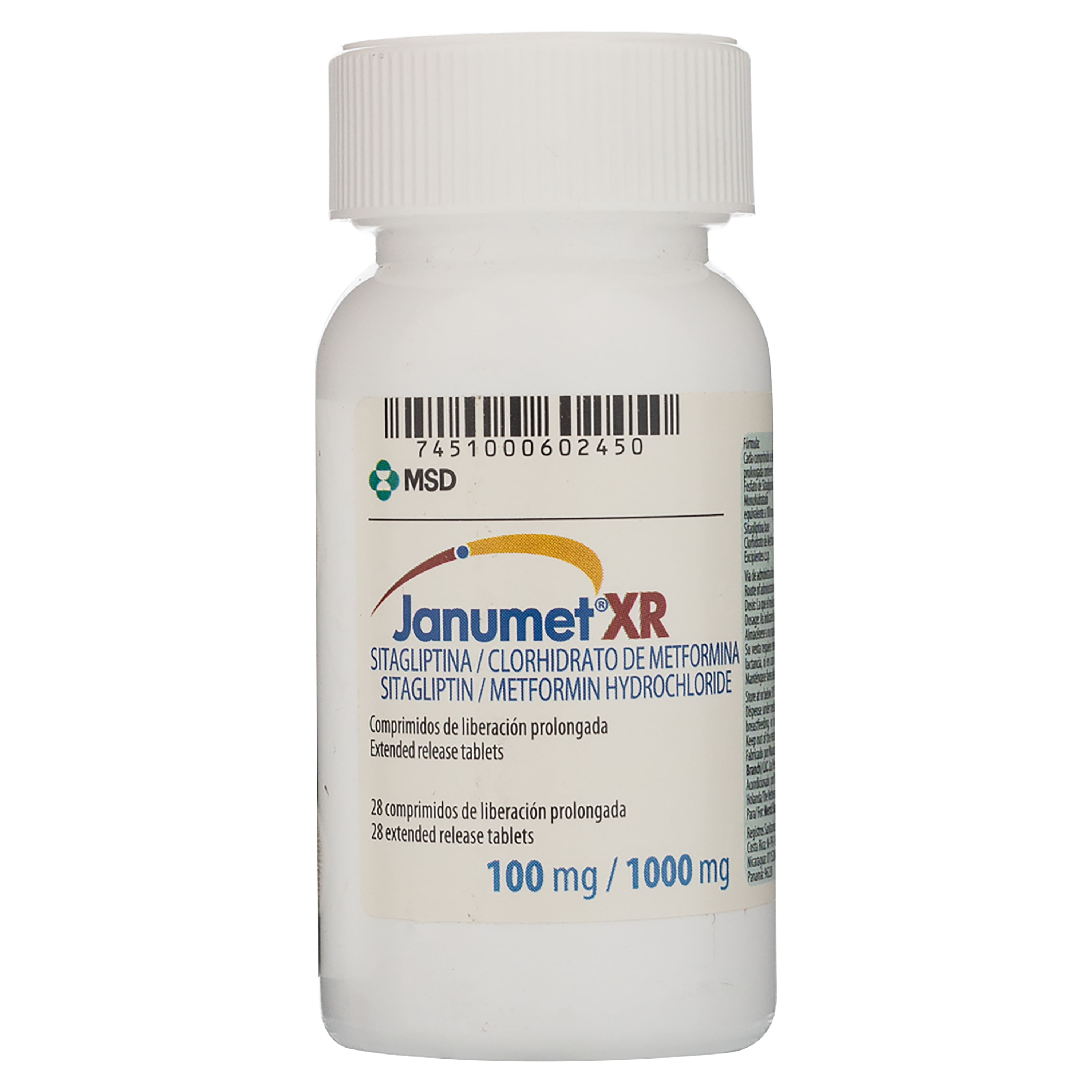 Comprar Janumet Xr Msd 100/1000 Mg X 28 Comprimidos Walmart Guatemala