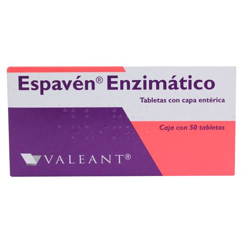 Espaven Enzimatico 50 Grageas Una Caja