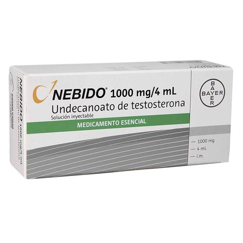 Nebido Bayer Healtcare 100 Mg Solucion Inyectable 4ml