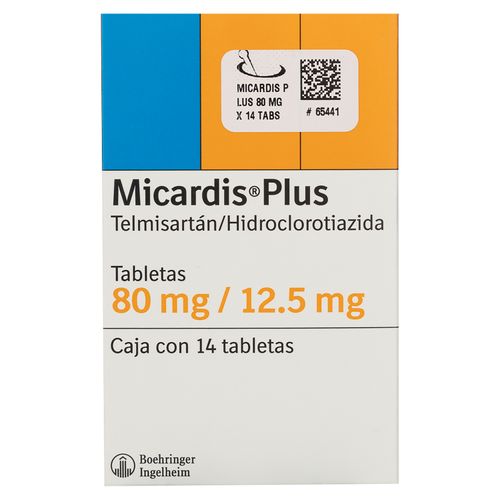 Micardis Plus 80mg 14 Tabletas