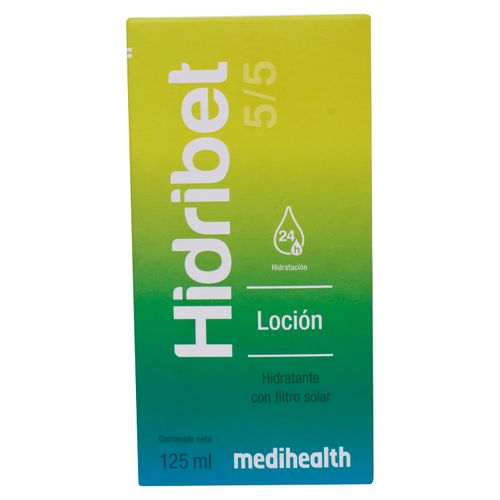 Loción Hidribet 5/5 hidratación con filtro solar - 125 ml