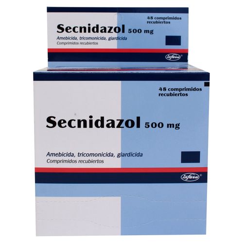 Secnidazol Infasa 500Mg 48 Tabs Und - Precio Indicado por Unidad -