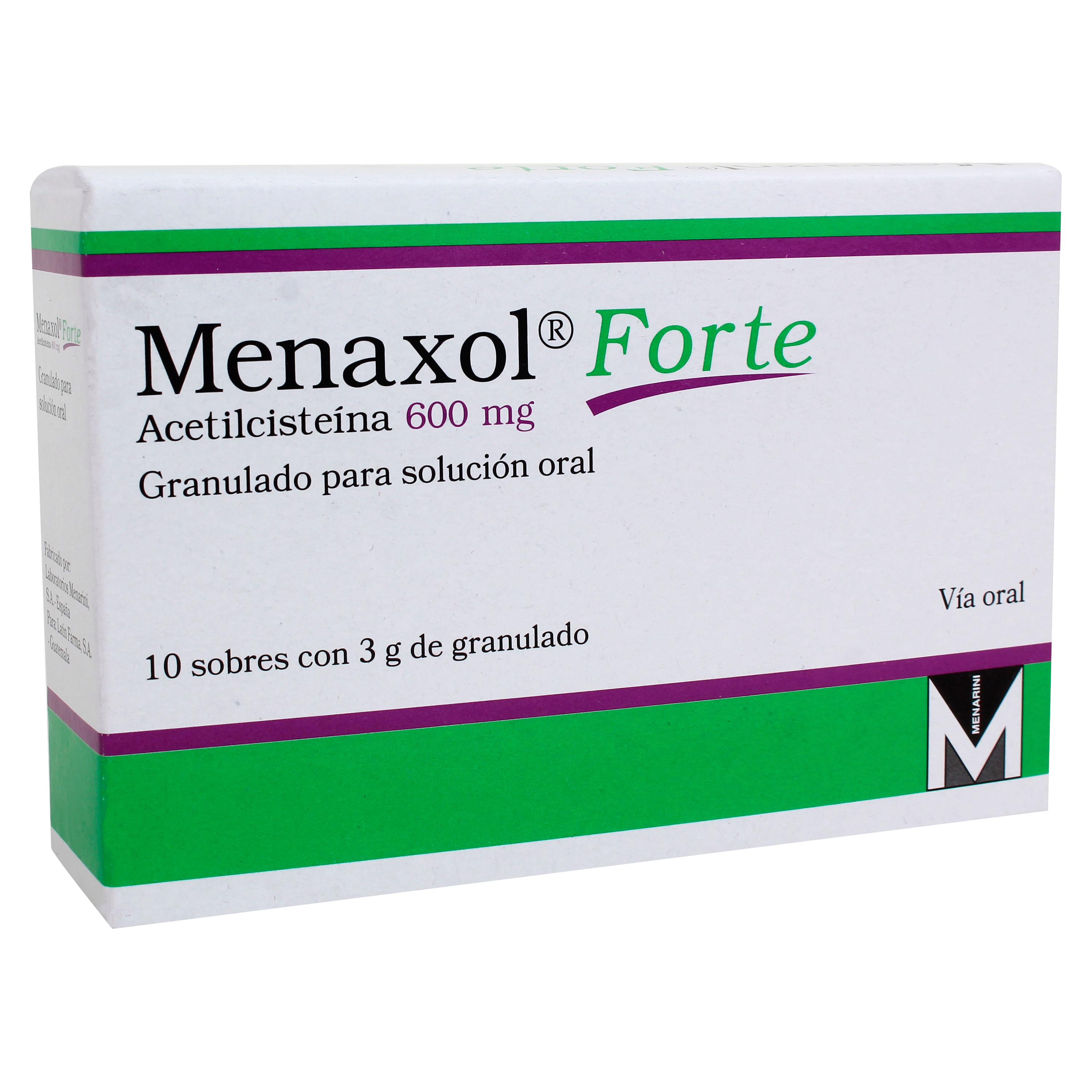 Comprar menaxol menarini forte 600 mg 10 sobres walmart guatemala