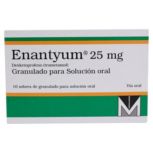 Enantyum Menarini Granulado 25 Mg 10 Sobres