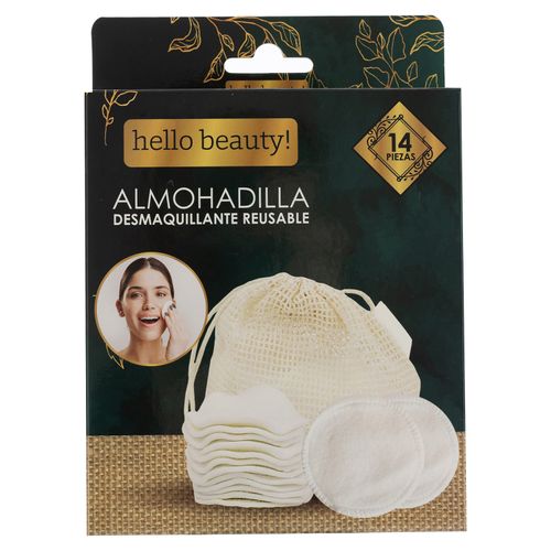 Almohadilla Desmaquillante Marca Equate - Bolsa 14 Unidades