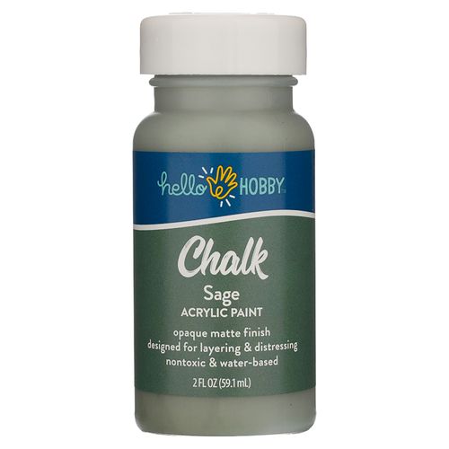 Pintura Acrílica Hello Hobby Chlk Salvia 2oz