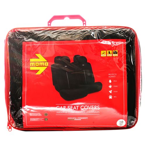 Cobertor Momo De Asiento Negro Negro