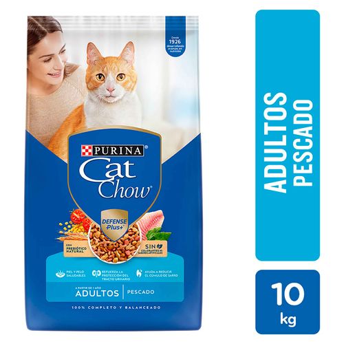 Alimento Gato Cat Chow Adulto Pescado 10kg