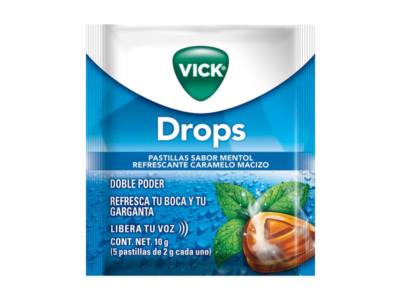 Comprar Pastillas Vick Drops Sabor Mentol Para Refrescar La Garganta 24