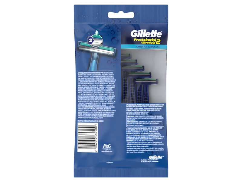 M-quina-de-Afeitar-Desechable-Gillette-Prestobarba-Ultragrip2-con-Cabezal-Fijo-10-Unidades-2-38214