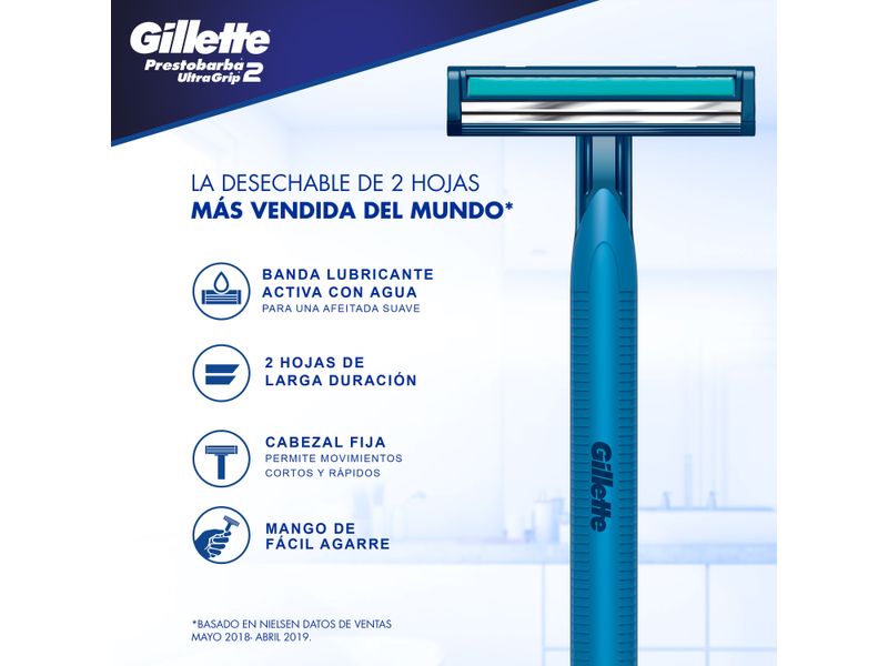 M-quina-de-Afeitar-Desechable-Gillette-Prestobarba-Ultragrip2-con-Cabezal-Fijo-10-Unidades-3-38214