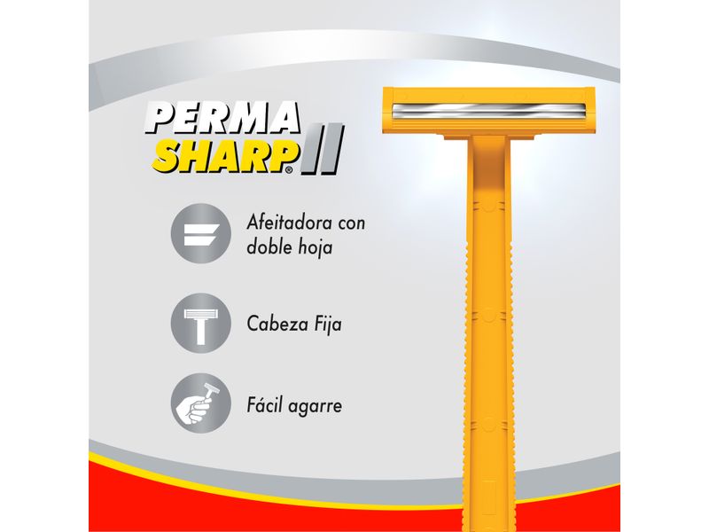 Maquinas-para-Afeitar-Desechable-Permasharp-II-con-Doble-Hoja-10-Unidades-3-45399