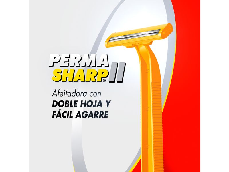 Maquinas-para-Afeitar-Desechable-Permasharp-II-con-Doble-Hoja-10-Unidades-5-45399