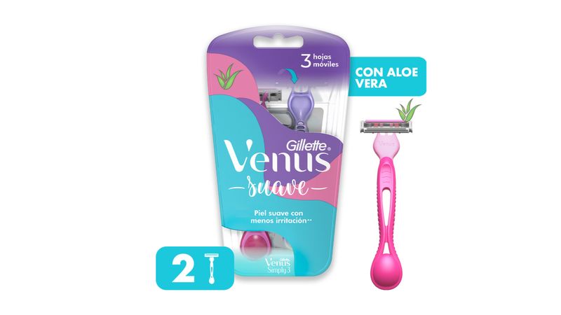 Comprar M quinas Desechables Para Depilar Gillette Venus Suave 3