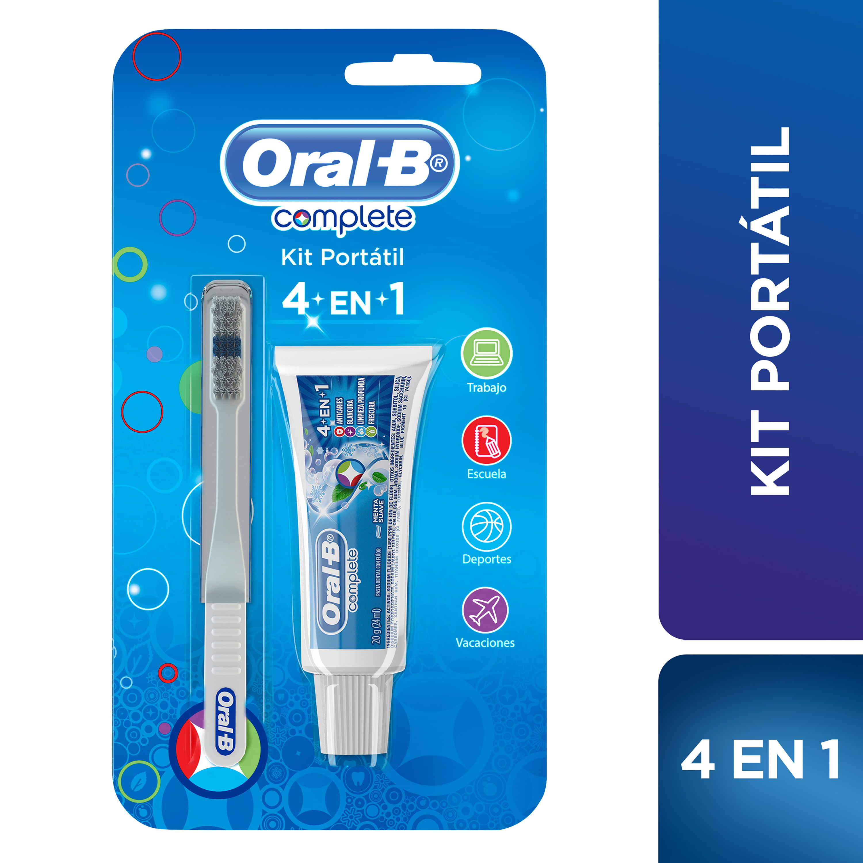 Comprar Cepillo y pasta dental Oral-B Complete 4En1 Con Flúor 20 g