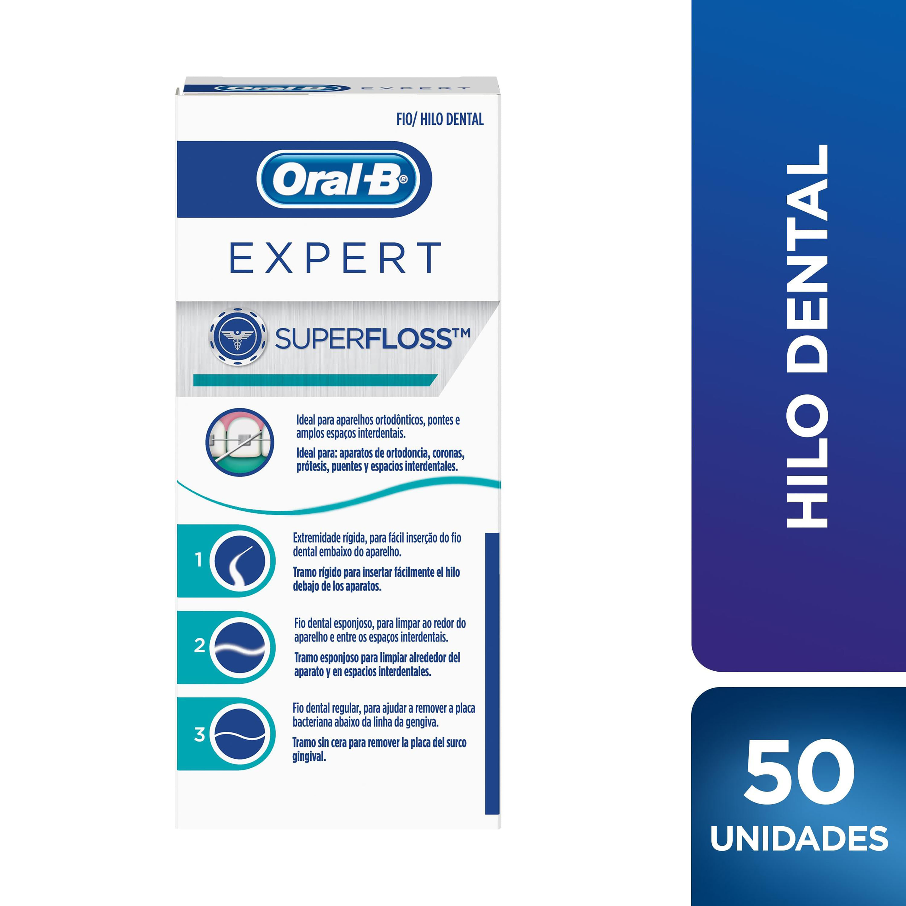 Oral-b Superfloss Seda Dental Menta 50 Unidades
