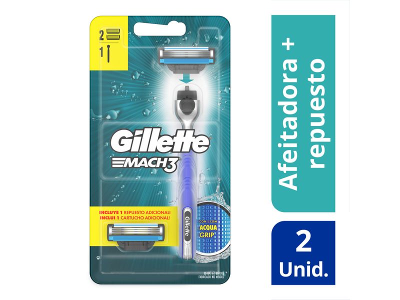 M-quina-Para-Afeitar-Recargable-Gillette-Mach3-Aqua-Grip-con-mango-antideslizante-1-Cartucho-Para-Afeitar-1-Kit-1-35241