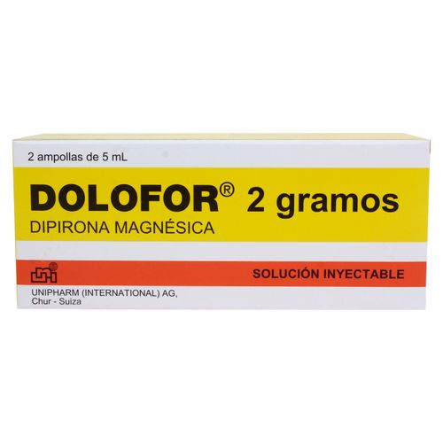 Dolofor  Unipharm 2G 2 Ampollas 5ml